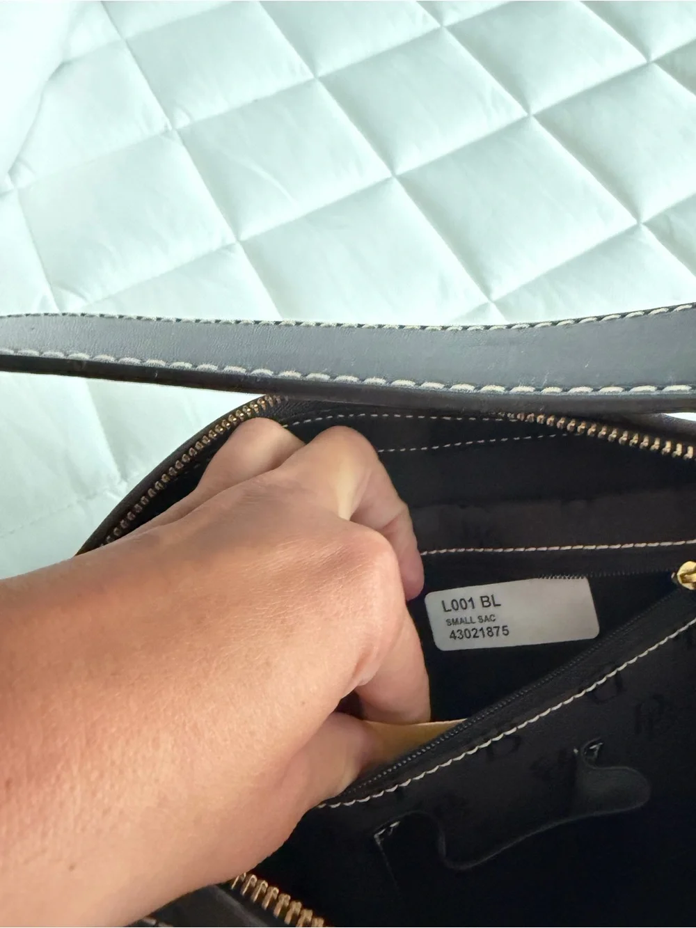 Dooney & Bourke Black Small Sac Shoulder Bag NWT